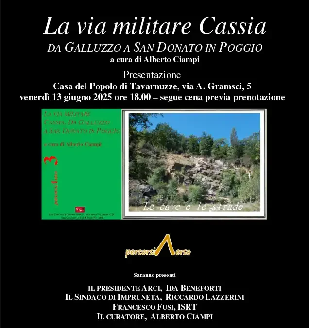 La via militare Cassia da Galluzzo a San Donato in Poggio a cura di Alberto Ciampi