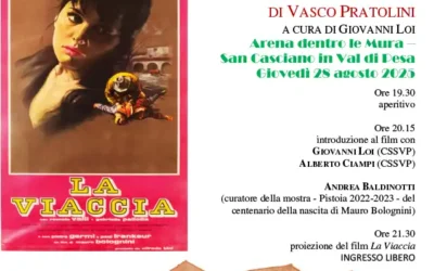 MAURO BOLOGNINI ED IL FILM LA VIACCIA CON C. CARDINALE E J. P. BELMONDO. IL CHIANTI NELLA VISIONE DI VASCO PRATOLINI